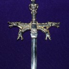 Dragon Sword Silver Pendant